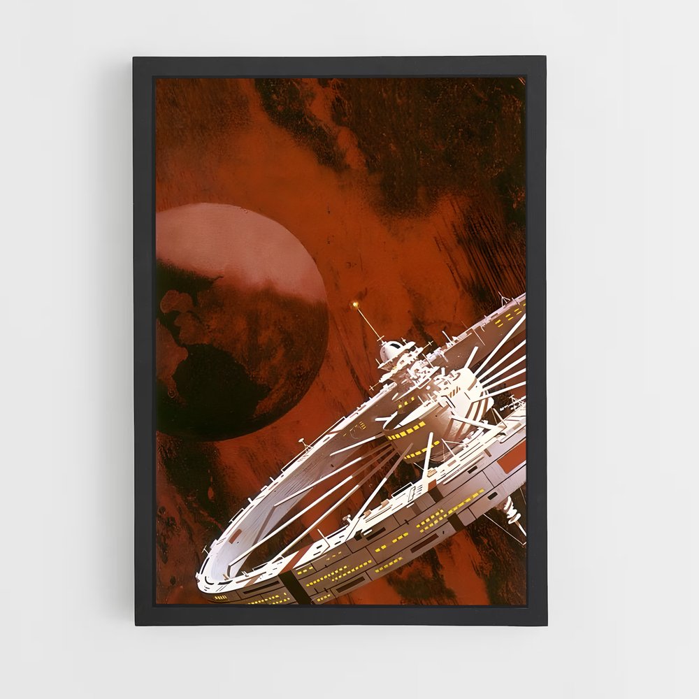 Poster incroyable art de science-fiction – affiche Art spatial (vue 2)
